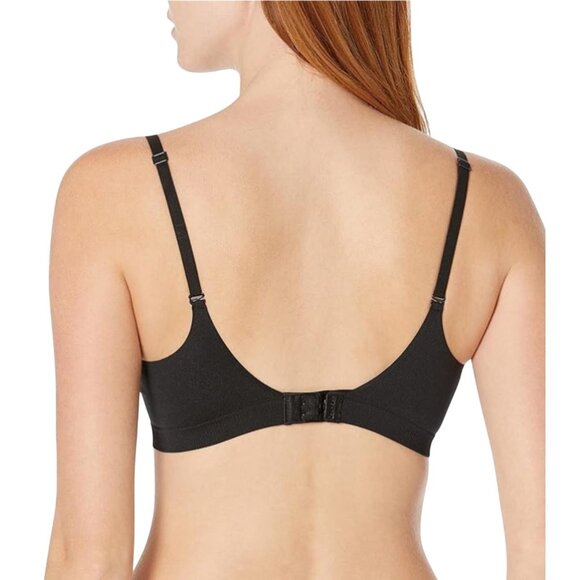 NWT Calvin Klein Convertible Straps Wirefree Fusion Flex Balconette Bra Black S - Picture 3 of 9